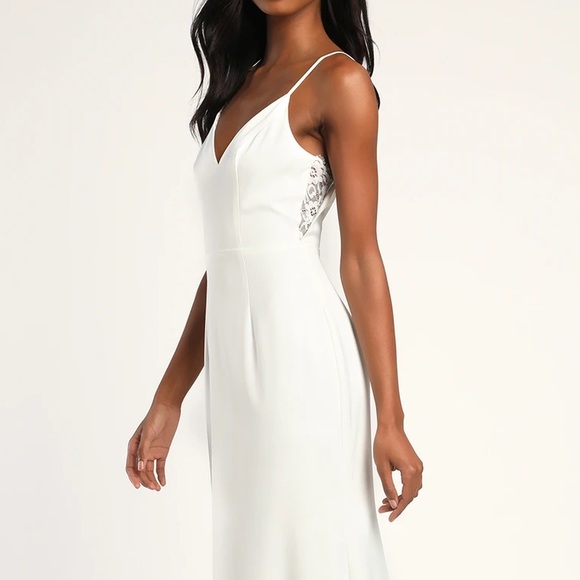 Lulu’s Adoring Promise Satin Wedding Dress - Picture 5 of 5